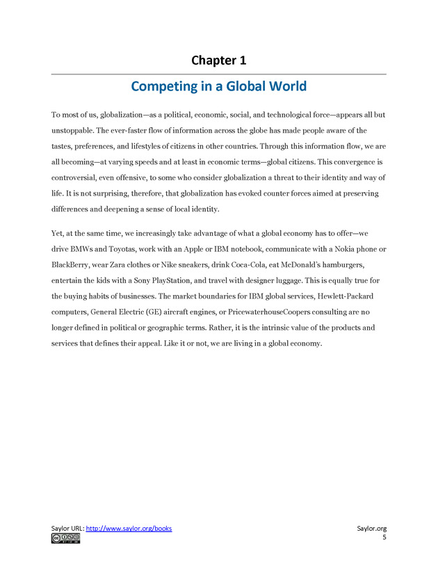 Fundamentals of Global Strategy - Page 5